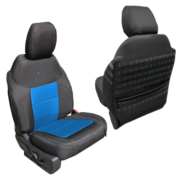 Bronco Seat Covers Front Tactical Seat Covers for Ford Bronco Full-Size 2021 2022 2023 4-Door Only Bartact - Bull Strap