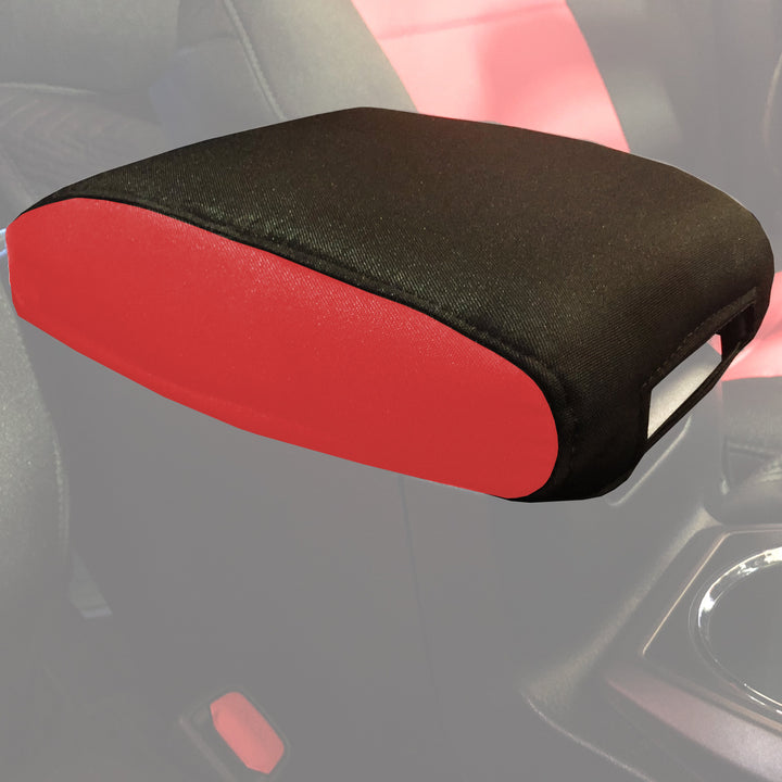 Console Cover for Toyota Tacoma 2016-22 (Standard and TRD) Padded by Bartact - Bull Strap