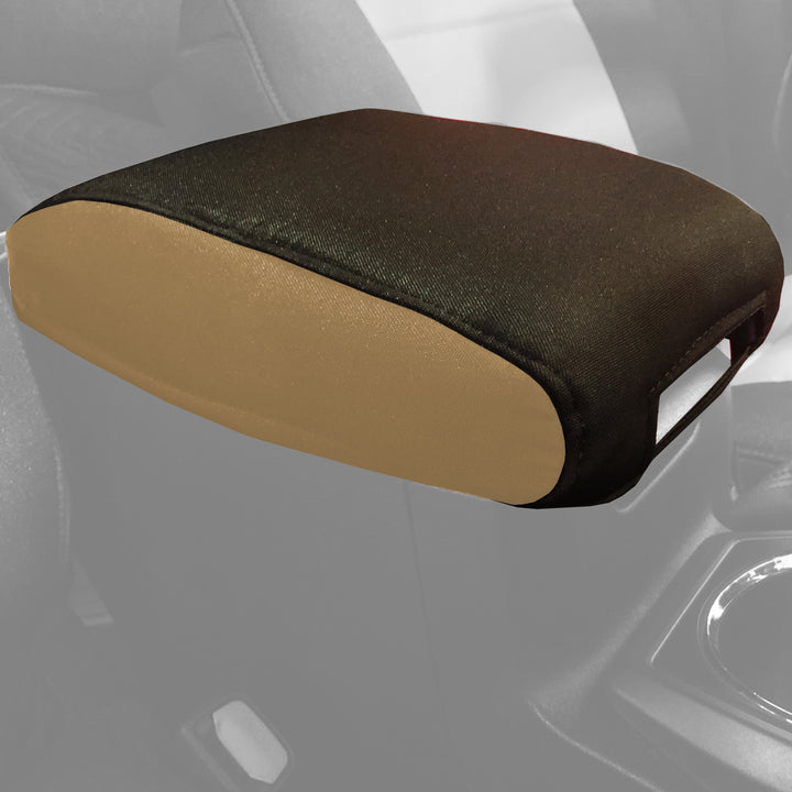 Console Cover for Toyota Tacoma 2016-22 (Standard and TRD) Padded by Bartact - Bull Strap