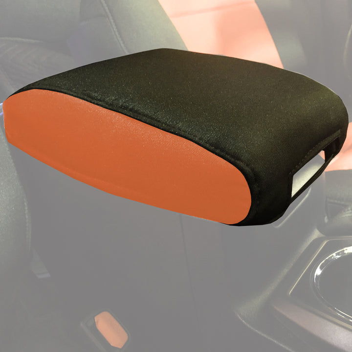 Console Cover for Toyota Tacoma 2016-22 (Standard and TRD) Padded by Bartact - Bull Strap
