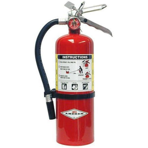 Fire Extinguisher - Amerex B402, 5lb ABC Dry Chemical Class A B C Fire Extinguisher - Bull Strap