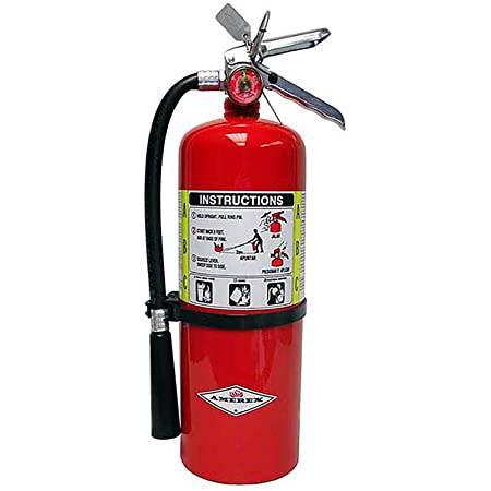 Fire Extinguisher - Amerex B500, 5lb ABC Dry Chemical Class A B C Fire Extinguisher - Bull Strap