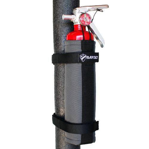 Fire Extinguisher Holder Roll Bar Mount for 2.5 LB Fire Extinguisher PALS MOLLE Compatible Bartact (Patent Pending) - Bull Strap