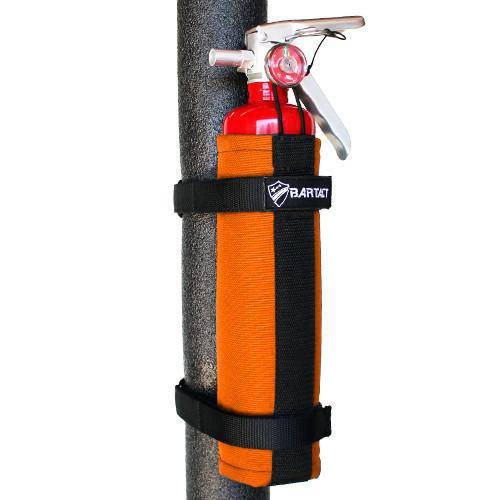 Fire Extinguisher Holder Roll Bar Mount for 2.5 LB Fire Extinguisher PALS MOLLE Compatible Bartact (Patent Pending) - Bull Strap