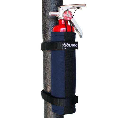 Fire Extinguisher Holder Roll Bar Mount for 2.5 LB Fire Extinguisher PALS MOLLE Compatible Bartact (Patent Pending) - Bull Strap