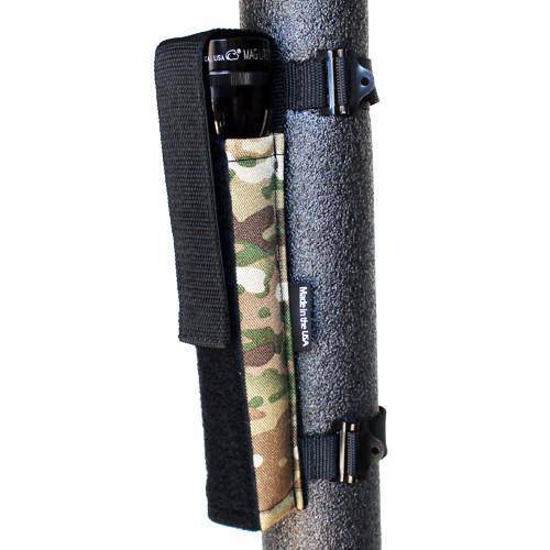 Flashlight Holder Extreme Roll Bar PALS MOLLE Compatible for 2, 3, and 4, D and C Cell lights Bartact - Bull Strap