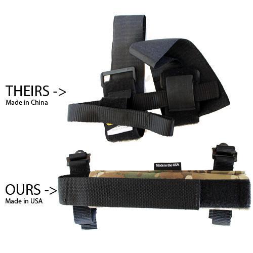 Flashlight Holder Extreme Roll Bar PALS MOLLE Compatible for 2, 3, and 4, D and C Cell lights Bartact - Bull Strap