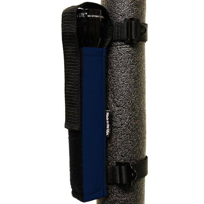 Flashlight Holder Extreme Roll Bar PALS MOLLE Compatible for 2, 3, and 4, D and C Cell lights Bartact - Bull Strap