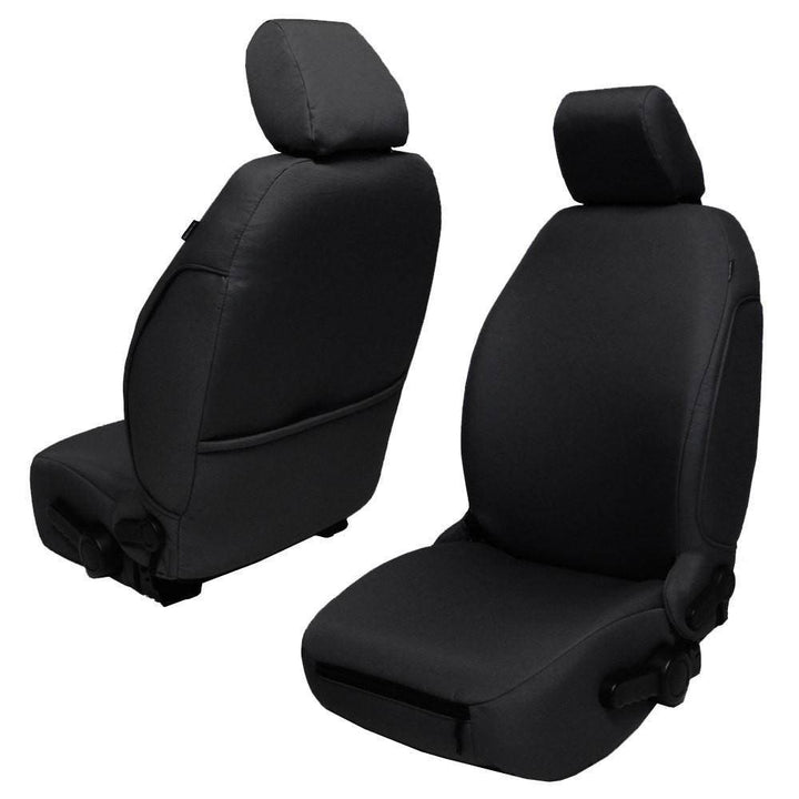 Front Seat Covers for Jeep Wrangler JK & JKU 2011-12 BARTACT Base Line Performance Front Seat Covers (PAIR) - Bull Strap