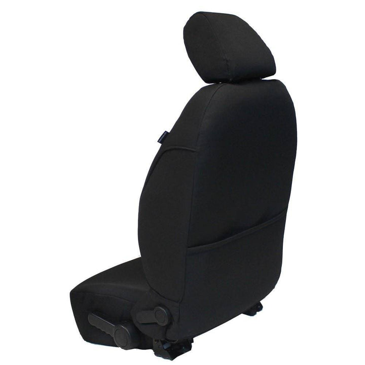 Front Seat Covers for Jeep Wrangler JK & JKU 2011-12 BARTACT Base Line Performance Front Seat Covers (PAIR) - Bull Strap