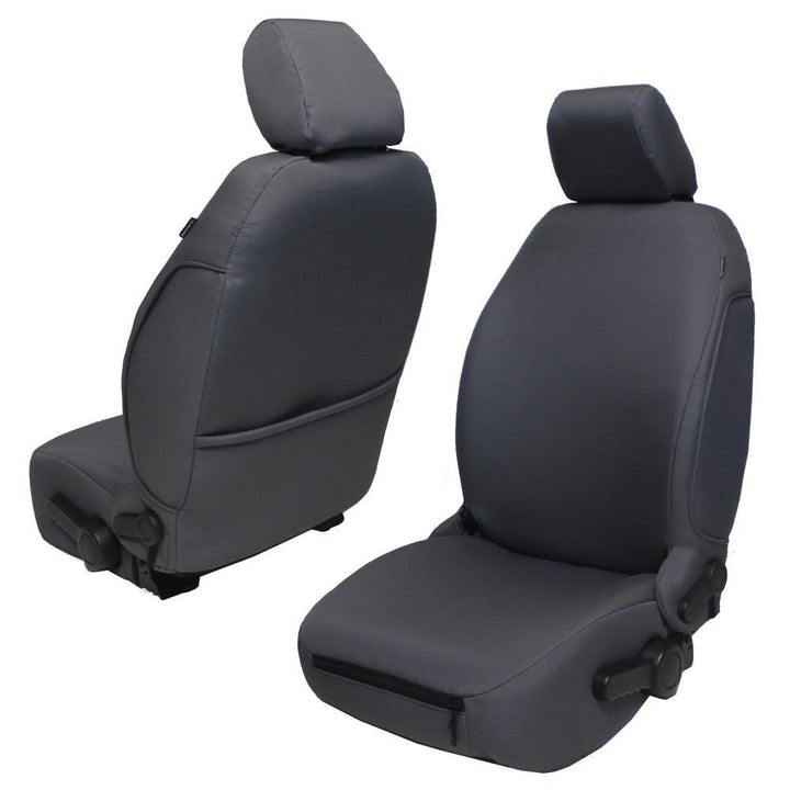 Front Seat Covers for Jeep Wrangler JK & JKU 2013-18 BARTACT Base Line Performance Front Seat Covers (PAIR) - Bull Strap