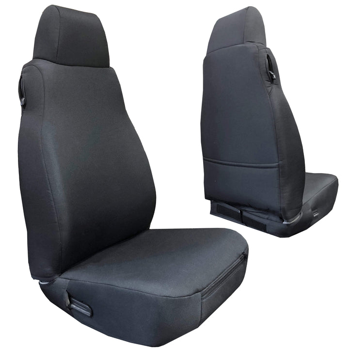 Front Seat Covers for Jeep Wrangler TJ and LJ 2003-06 Bartact - Base Line Performance (PAIR) - Bull Strap