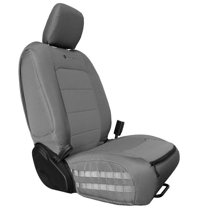 Front Tactical Seat Covers for Jeep Gladiator 2019-23 JT BARTACT - (PAIR) w/ MOLLE - (NOT for Mojave or 392 Edition) - Bull Strap