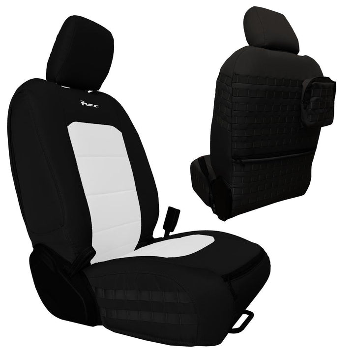 Front Tactical Seat Covers for Jeep Gladiator 2021-25 JT BARTACT - (PAIR) - For Mojave Edition ONLY - Bull Strap