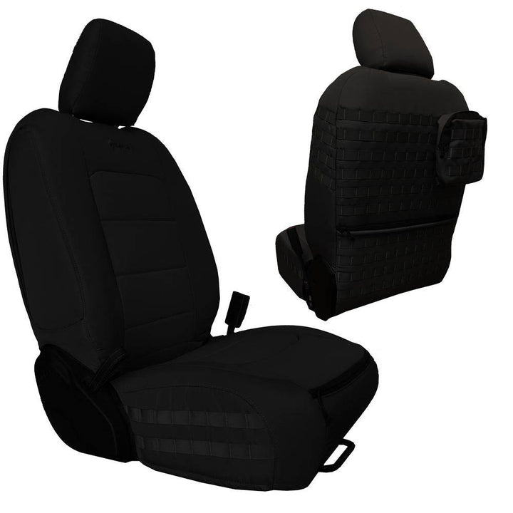 Front Tactical Seat Covers for Jeep Gladiator 2021-25 JT BARTACT - (PAIR) - For Mojave Edition ONLY - Bull Strap