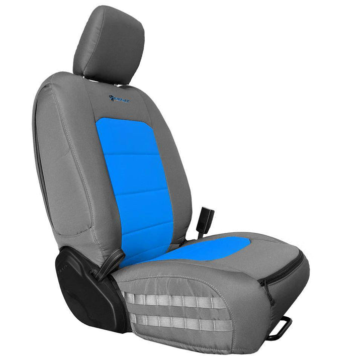 Front Tactical Seat Covers for Jeep Wrangler Mojave & 392 JLU 2021-23 BARTACT - (PAIR) - For Mojave & 392 Editions ONLY - Bull Strap