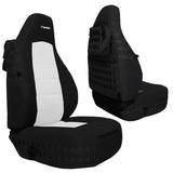 Front Tactical Seat Covers for Jeep Wrangler TJ 1997-02 (PAIR) w/ MOLLE Bartact - Bull Strap
