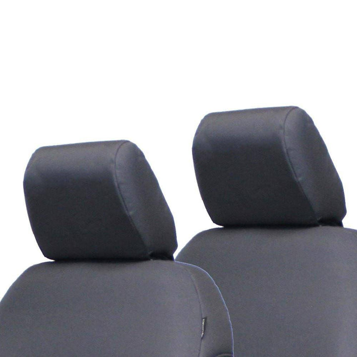 Head Rest Covers (PAIR) for 2007-10 Jeep Wrangler JKU 4 Door Rear Bench - Bull Strap