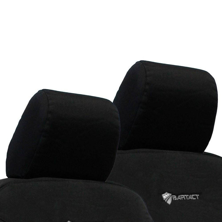 Head Rest Covers (PAIR) for 2007-10 Jeep Wrangler JKU 4 Door Rear Bench - Bull Strap