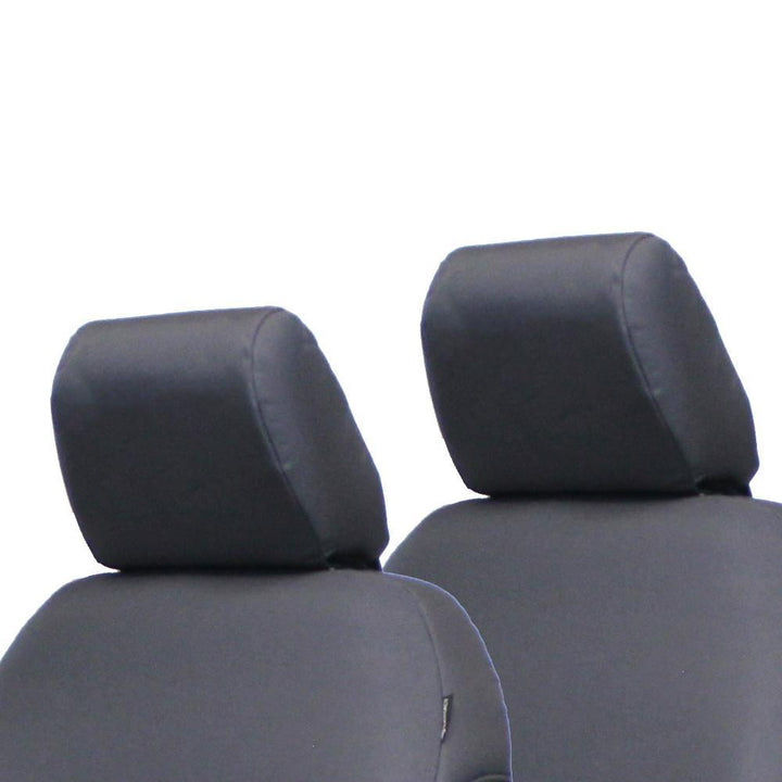 Head Rest Covers (PAIR) for 2011-18 Jeep Wrangler JK 2 Door Rear Bench - Bull Strap