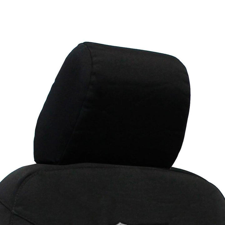 Head Rest Covers (PAIR) for 2011-18 Jeep Wrangler JK 2 Door Rear Bench - Bull Strap