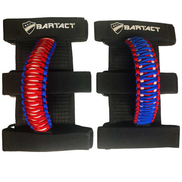 Jeep Grab Handles for Roll Bar (PAIR of 2) Paracord Grab Handles for Jeep Wrangler, Gladiator, Polaris RZR, CanAm Maverick X3 - Bull Strap