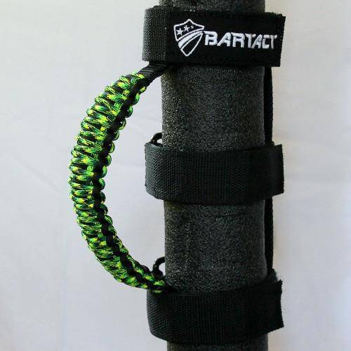 Jeep Grab Handles for Roll Bar (PAIR of 2) Paracord Grab Handles for Jeep Wrangler, Gladiator, Polaris RZR, CanAm Maverick X3 - Bull Strap