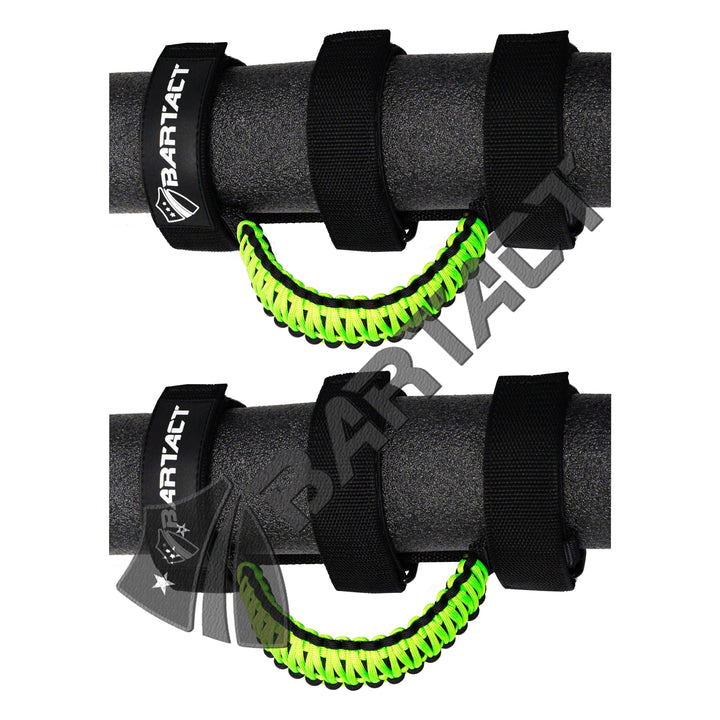 Jeep Grab Handles for Roll Bar (PAIR of 2) Paracord Grab Handles for Jeep Wrangler, Gladiator, Polaris RZR, CanAm Maverick X3 - Bull Strap