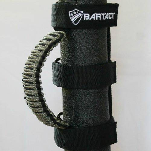 Jeep Grab Handles for Roll Bar (PAIR of 2) Paracord Grab Handles for Jeep Wrangler, Gladiator, Polaris RZR, CanAm Maverick X3 - Bull Strap
