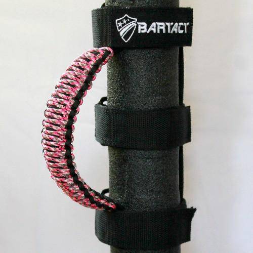 Jeep Grab Handles for Roll Bar (PAIR of 2) Paracord Grab Handles for Jeep Wrangler, Gladiator, Polaris RZR, CanAm Maverick X3 - Bull Strap