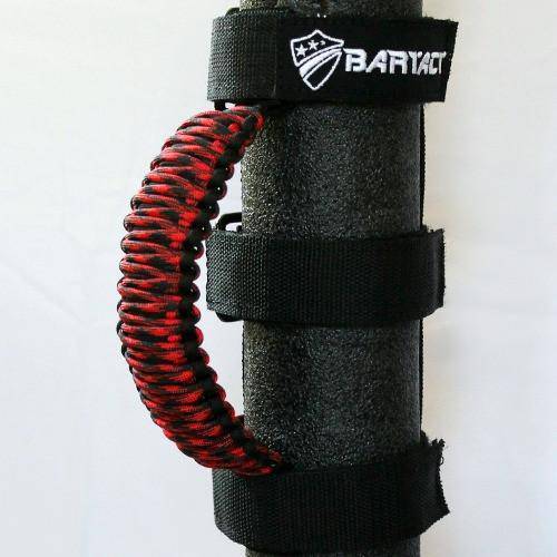 Jeep Grab Handles for Roll Bar (PAIR of 2) Paracord Grab Handles for Jeep Wrangler, Gladiator, Polaris RZR, CanAm Maverick X3 - Bull Strap