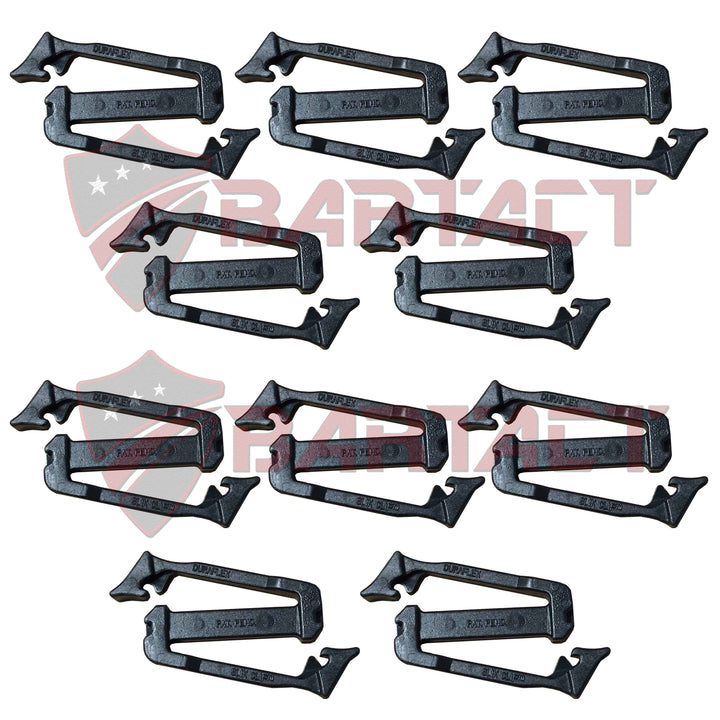MOLLE Attachments, Bartact, PALS/MOLLE, Siamese Slik Clip, Field Repair Buckle Kit 1" (10 Pack) - Bull Strap