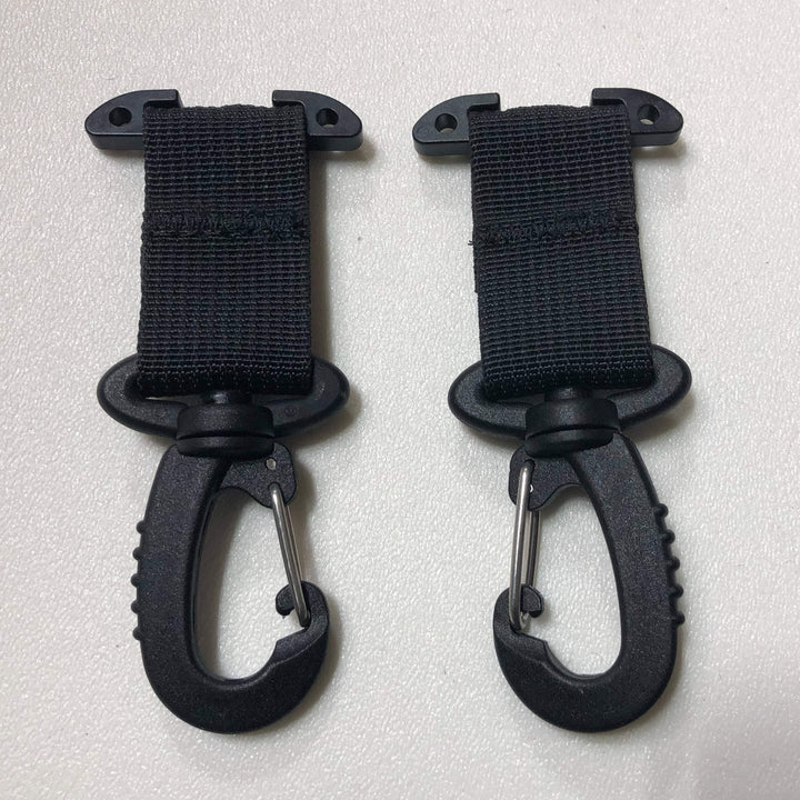 MOLLE Attachments, Bartact, PALS/MOLLE T-Bar & Heavy Duty Acetal Swivel Hooks (pair of 2) - Bull Strap