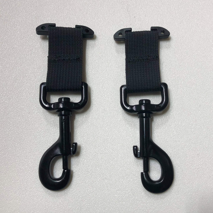 MOLLE Attachments, Bartact, PALS/MOLLE, T-Bar & Metal Swivel Hooks (pair of 2) - Bull Strap