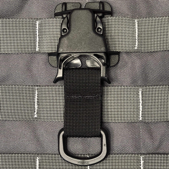 MOLLE Attachments by Bartact - PALS/MOLLE D-Ring Acetal Every Which Way Quick Side Release Buckle Kit (pair of 2) - Bull Strap