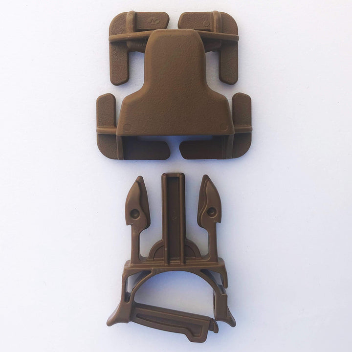 MOLLE Attachments by Bartact - PALS/MOLLE Every Which Way Versa Buckle & Snap Bar Field Repair Male Side Release Buckle Kit 1" - Bull Strap