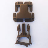 MOLLE Attachments by Bartact - PALS/MOLLE Every Which Way Versa Buckle & Snap Bar Field Repair Male Side Release Buckle Kit 1" - Bull Strap