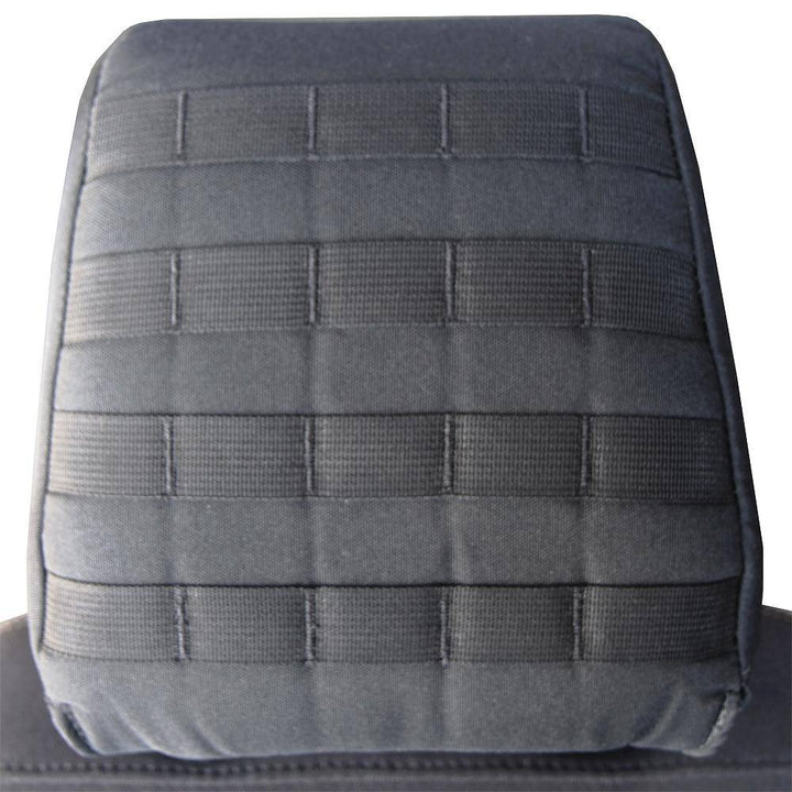 MOLLE Headrest Covers - Tactical 2011-18 Jeep Wrangler JKU 4 Door Rear Bench Seats (PAIR) - Bull Strap