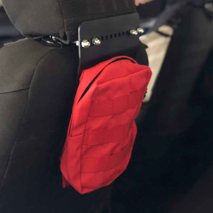 MOLLE Panel for Adjustable Head Rests V2 | Bartact | Patent Pending - Bull Strap