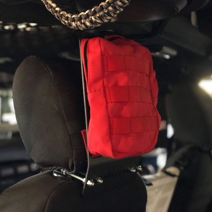 MOLLE Panel for Adjustable Head Rests V2 | Bartact | Patent Pending - Bull Strap