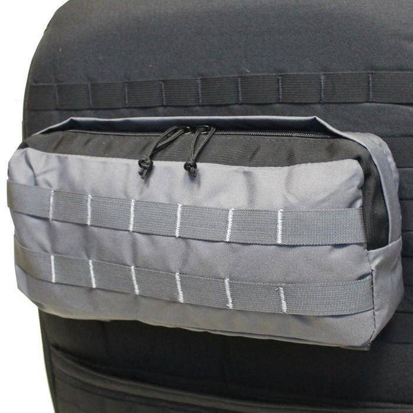 MOLLE Pouch - PALS MOLLE Gear Compatible 14" x 5.5" x 2.5" - Lightweight 600d UV Protected Polyester - Bull Strap