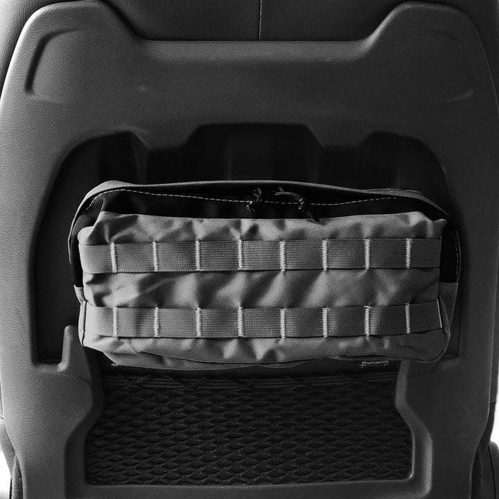 MOLLE Pouch for Jeep Wrangler JL, JLU, & Gladiator (RUBICON ONLY) Back Seat with MOLLE 14" x 5.5" x 2.5" Bartact - Bull Strap