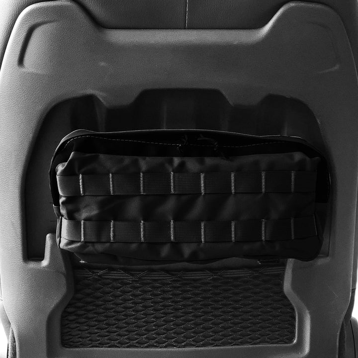 MOLLE Pouch for Jeep Wrangler JL, JLU, & Gladiator (RUBICON ONLY) Back Seat with MOLLE 14" x 5.5" x 2.5" Bartact - Bull Strap