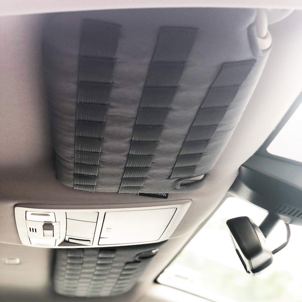MOLLE Toyota Tacoma 2016-19 Visor covers (Dual Mirror Cut-outs) by Bartact w/ PALS/MOLLE (pair) - Bull Strap