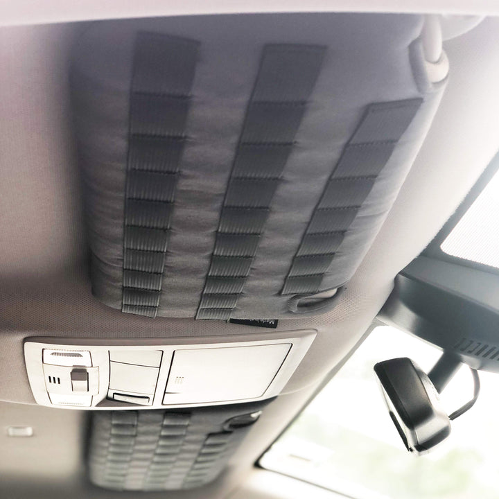 MOLLE Toyota Tacoma 2016-19 Visor covers (Dual Mirror Cut-outs) by Bartact w/ PALS/MOLLE (pair) - Bull Strap