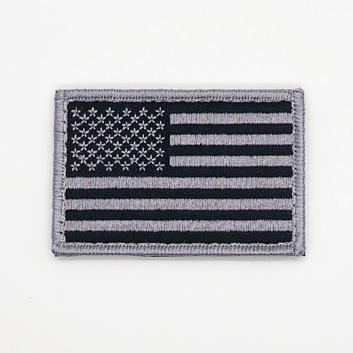 Morale Patches Choose Style - Embroidered American Flag Patch - USA, Thin Blue Line, Thin Red Line 2" x 3" Patch w/ Velcro/Hook backing - Bull Strap