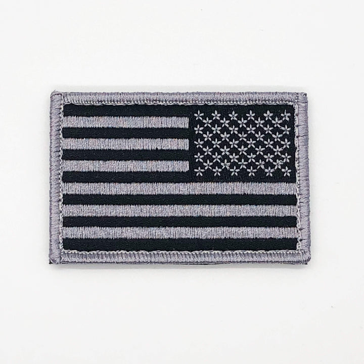 Morale Patches Choose Style - Embroidered American Flag Patch - USA, Thin Blue Line, Thin Red Line 2" x 3" Patch w/ Velcro/Hook backing - Bull Strap