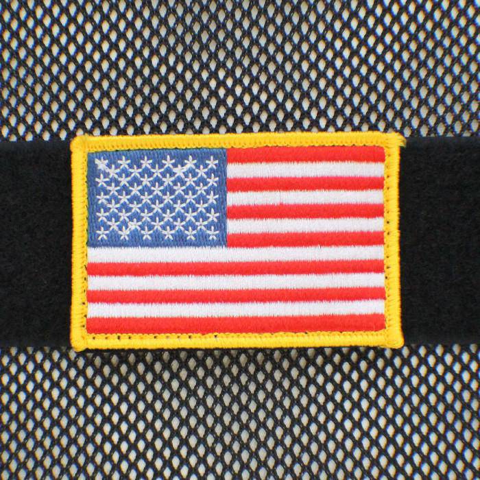 Morale Patches Choose Style - Embroidered American Flag Patch - USA, Thin Blue Line, Thin Red Line 2" x 3" Patch w/ Velcro/Hook backing - Bull Strap