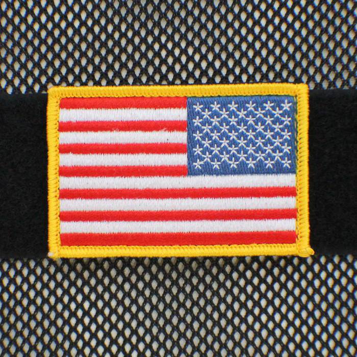 Morale Patches Choose Style - Embroidered American Flag Patch - USA, Thin Blue Line, Thin Red Line 2" x 3" Patch w/ Velcro/Hook backing - Bull Strap