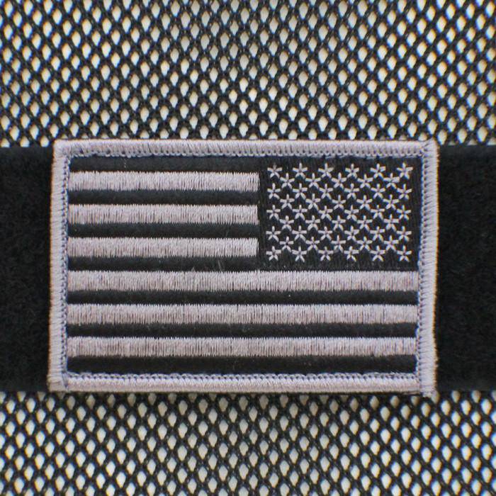 Morale Patches Choose Style - Embroidered American Flag Patch - USA, Thin Blue Line, Thin Red Line 2" x 3" Patch w/ Velcro/Hook backing - Bull Strap